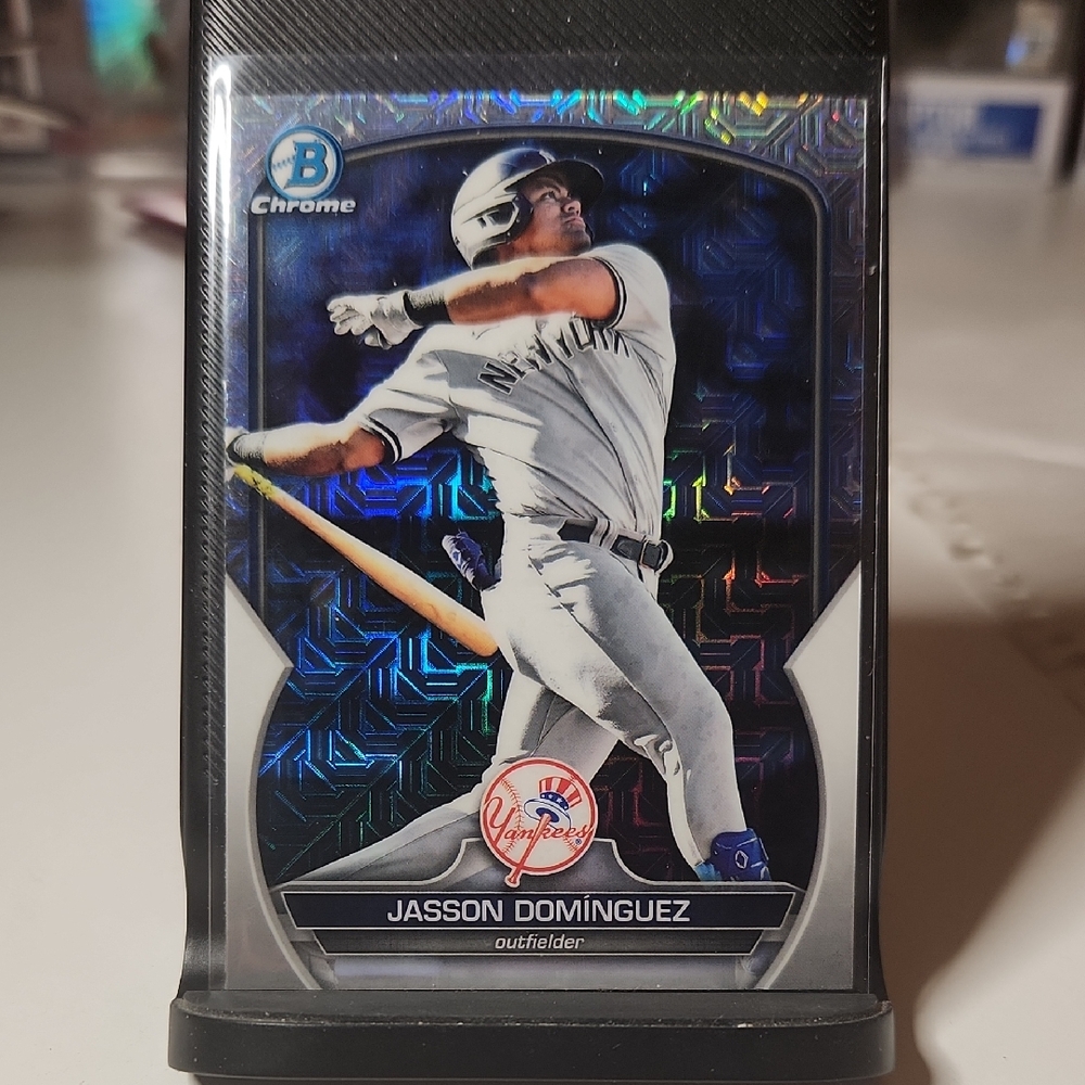 Baseball Trading Card with Holographic Design